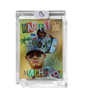 Manny Machado x Topps Project 70 Foil x oldmanalan Signature Card (1 of 1)