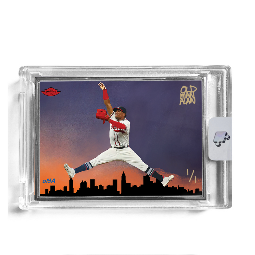 Ronald Acuna, Jr. x Topps Project 70 Artist Proof x oldmanalan Signatu –